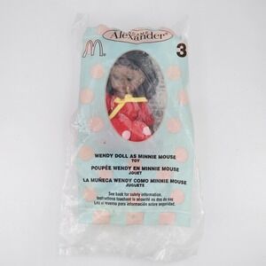 McDonald's Madame Alexander Happy Meal Wendy Doll Minnie Mouse Variation #3 2004